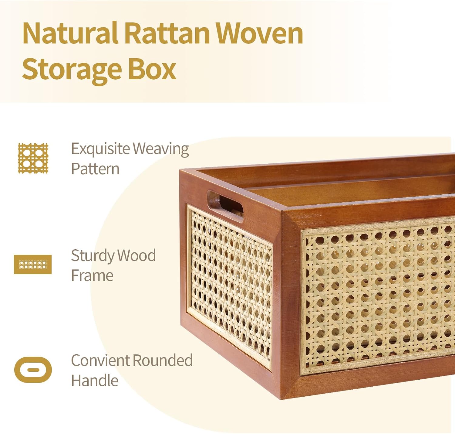 Natural Woven Storage Baskets for Office - Image 2